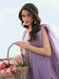 IZEL-3PC LAWN EMBROIDERED SHIRT WITH ORGANZA EMBROIDERED DUPATTA AND TROUSER-BIC-4842