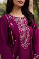 BATIK-3PIECE LAWN SEQUIN EMBROIDERED SHIRT WITH CHIFFON EMBROIDERED DUPATTA AND TROUSER-BIC-4857