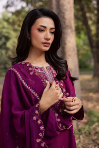 BATIK-3PIECE LAWN SEQUIN EMBROIDERED SHIRT WITH CHIFFON EMBROIDERED DUPATTA AND TROUSER-BIC-4857