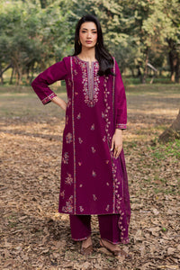 BATIK-3PIECE LAWN SEQUIN EMBROIDERED SHIRT WITH CHIFFON EMBROIDERED DUPATTA AND TROUSER-BIC-4857