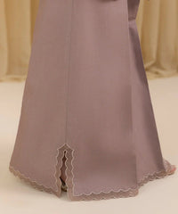 SAPPHIRE-3PC DHANAK EMBROIDERED SHIRT WITH COURTRAI WOOL PRINTED SHAWL AND EMB TROUSER-BIC-4100
