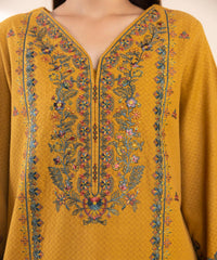 SAPPHIRE-3PC DHANAK EMBROIDERED SHIRT WITH DHANAK EMBROIDERED SHAWL AND TROUSER-BIC-4071