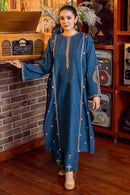 URGE-2PC DHANAK EMBROIDERED SHIRT AND EMBROIDRED SLEEVES-BIC-133