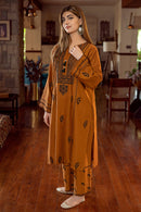 URGE-2PC DHANAK EMBROIDERED SHIRT AND EMBROIDRED TROUSER-BIC-135