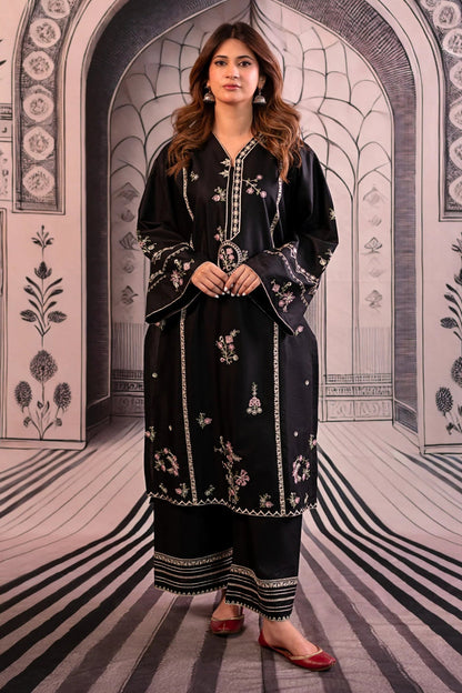 URGE - 2PC LAWN EMBROIDERED SHIRT AND EMBROIDERED TROUSER-BIC-3490
