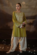 URGE-2PC LAWN EMBROIDERED SHIRT WITH LAWN EMBROIDERED TROUSER-BIC-3481