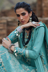 ELAN-3PC DHANAK CHIKAN EMBROIDERED SHIRT WITH DHANAK EMBROIDRED SHAWL & TROUSER -BIC-4239