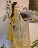 JADE-3PC LAWN SEQUIN EMBROIDERED SHIRT WITH CHIFFON PRINTED EMB DUPATTA & TROUSER-BIC-4528