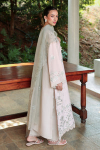CROSS STITCH-3PC LAWN LASERWORK EMBROIDERED SHIRT WITH ORGANZA EMB DUPATTA AND TROUSER-BIC-4904