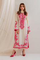 VINTAGE-3PC LAWN EMBROIDERED SHIRT WITH CHIFFON TYE&DYE DUPATTA AND TROUSER-BIC-4655