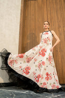 Lulusar-3pc Shemoz Silk Print  Shemoz Silk Print Dupatta With Shemoz Silk Trouser-BIC-2002