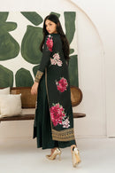LULUSAR-3PC-SHAMOZE SILK PRINTED EMB SHIRT WITH SILK PRINTED DUPATTA AND SILK TROUSER-BIC-9013