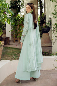 JAZMIN-3PC LAWN EMBROIDERED SHIRT WITH ORGANZA EMB DUPATTA AND TROUSER-BIC-4624