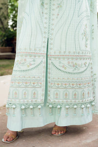 JAZMIN-3PC LAWN EMBROIDERED SHIRT WITH ORGANZA EMB DUPATTA AND TROUSER-BIC-4624