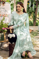 JAZMIN-3PC LAWN EMBROIDERED SHIRT WITH ORGANZA EMB DUPATTA AND TROUSER-BIC-4624