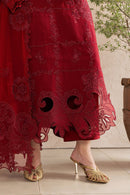 NUREH-3PC DHANAK EMBROIDERED SHIRT WITH DHANAK EMBROIDERED SHAWL AND TROUSER-BIC-5305