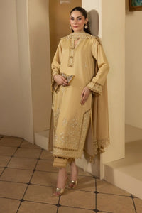MEHMAL_DESERT GOLDRAW -RAW SILK HAND EMBELLISHED EMBROIDERED-D-100016