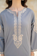HANA- 2PC LAWN EMBROIDERED SHIRT AND TROUSER-BIC-3456