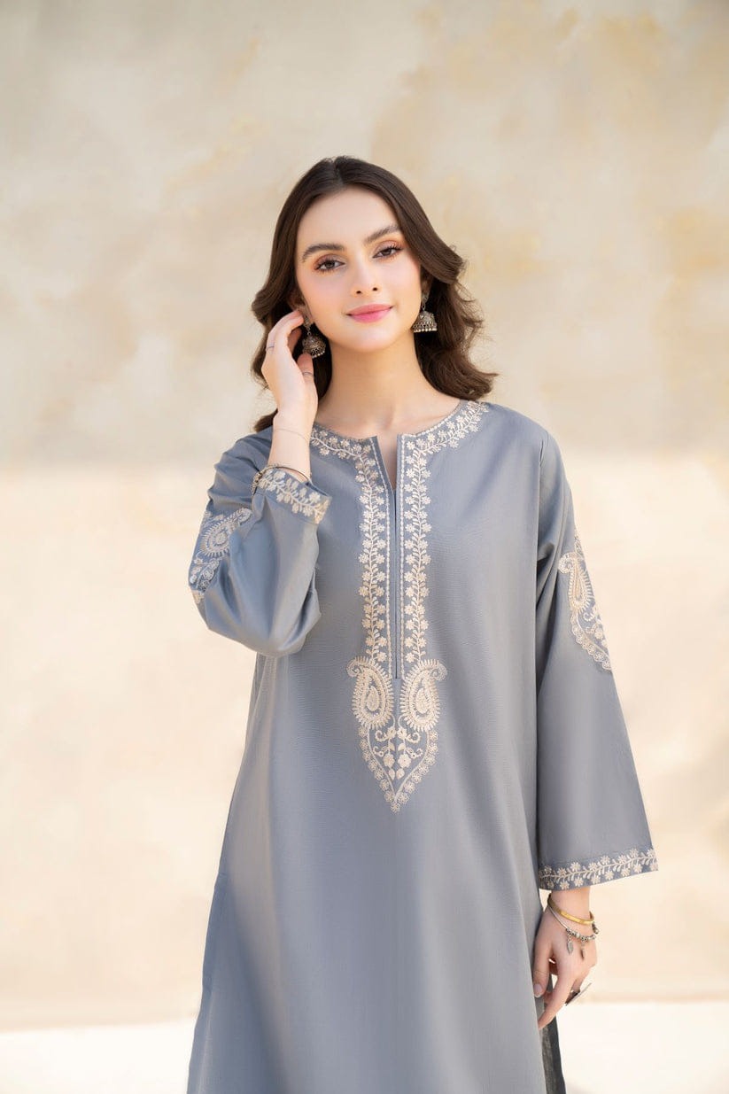HANA- 2PC LAWN EMBROIDERED SHIRT AND TROUSER-BIC-3456