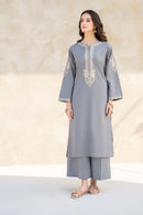 HANA- 2PC LAWN EMBROIDERED SHIRT AND TROUSER-BIC-3456