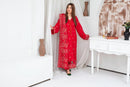 BRANDS INN-3PC DHANAK EMBROIDERED SHIRT WITH HEAVY CUTWORK EMBROIDERED DHANAK SHAWL AND TROUSER-BIC-1510