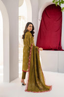 BRANDSINN-3PC LAWN EMBROIDERED SHIRT WITH LAWN EMBROIDERED READY TO WEAR DUPATTA-BIC-G01