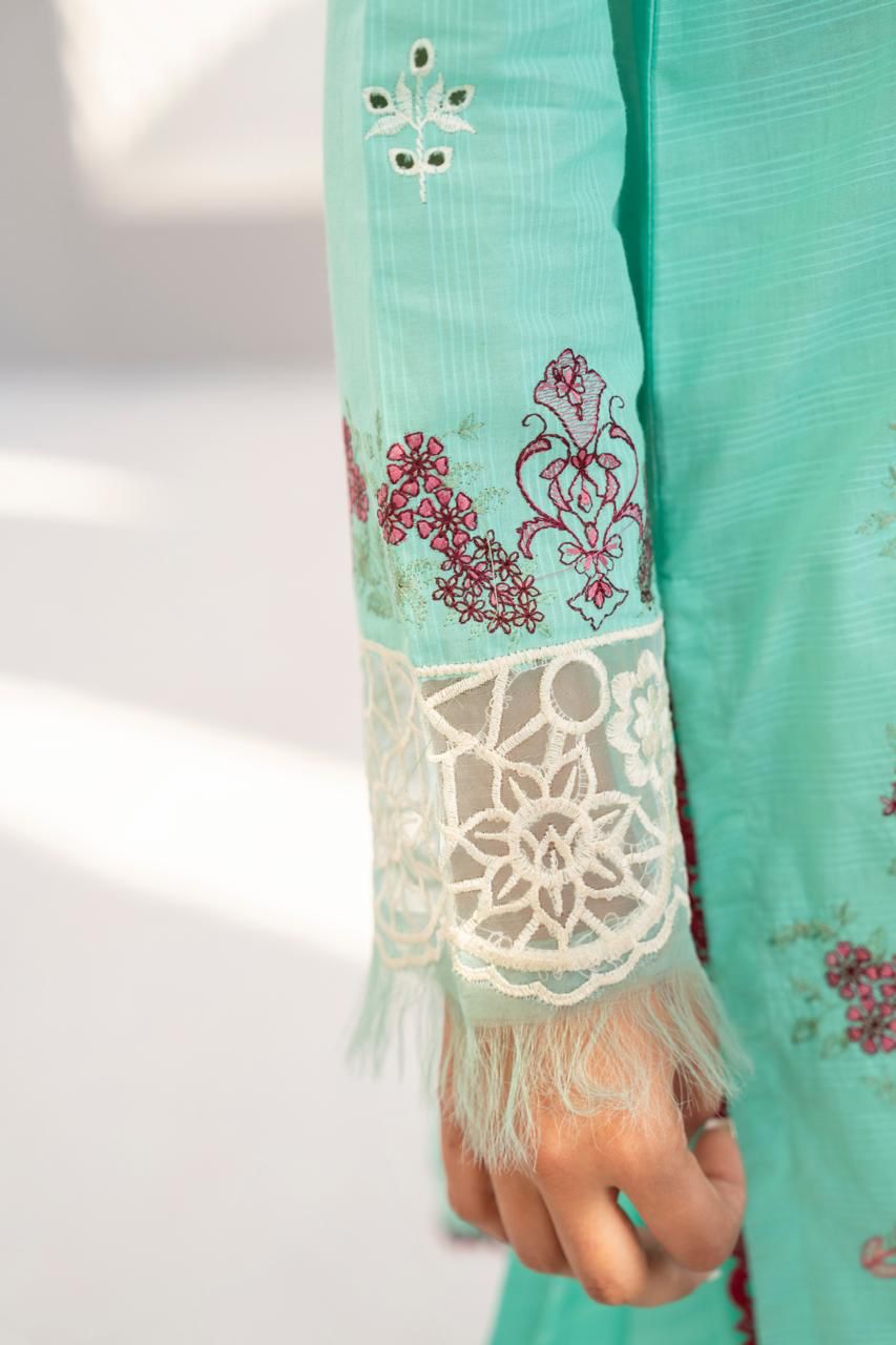 BRANDSINN-3PC LAWN EMBROIDERED SHIRT WITH LAWN  EMBROIDERED READY TO WEAR DUPATTA-BIC-02