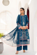 BRANDSINN-3PC LAWN EMBROIDERED SHIRT WITH LAWN  EMBROIDERED READY TO WEAR DUPATTA-BIC-04