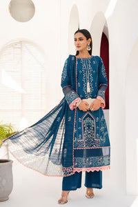 BRANDSINN-3PC LAWN EMBROIDERED SHIRT WITH LAWN  EMBROIDERED READY TO WEAR DUPATTA-BIC-04