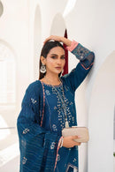 BRANDSINN-3PC LAWN EMBROIDERED SHIRT WITH LAWN  EMBROIDERED READY TO WEAR DUPATTA-BIC-04