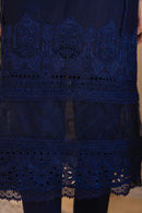 MIRAKHI-3PC LAWN CHIKENKARI EMBROIDERED SHIRT WITH LAWN JAQUARD PRINT DUPATTA -BIC-5300