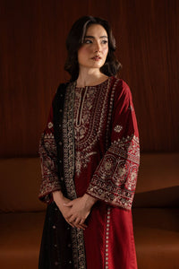 BATIK-3PC DHANAK EMBROIDERED SHIRT WITH CHIFFON EMBROIDERED DUPATTA AND EMB TROUSER BIC-4140