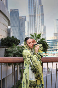 BRANDSINN-3PC KARANDI PRINTED EMBROIDERED SHIRT WITH KARANDI PRINTED EMB SHAWL & PRINTED TROUSER-BIC-0123