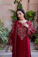 BATIK-3PC LAWN EMBROIDERED SHIRT WITH CHIFFON EMBROIDERED DUPATTA AND TROUSER-BIC-4865