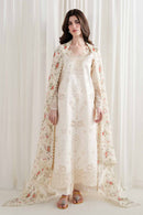 ZAIB-3PC LAWN CHIKAN EMBROIDERED SHIRT WITH SILK PRINTED DUPATTA AND TROUSER-BIC-4902