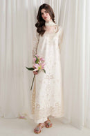 ZAIB-3PC LAWN CHIKAN EMBROIDERED SHIRT WITH SILK PRINTED DUPATTA AND TROUSER-BIC-4902