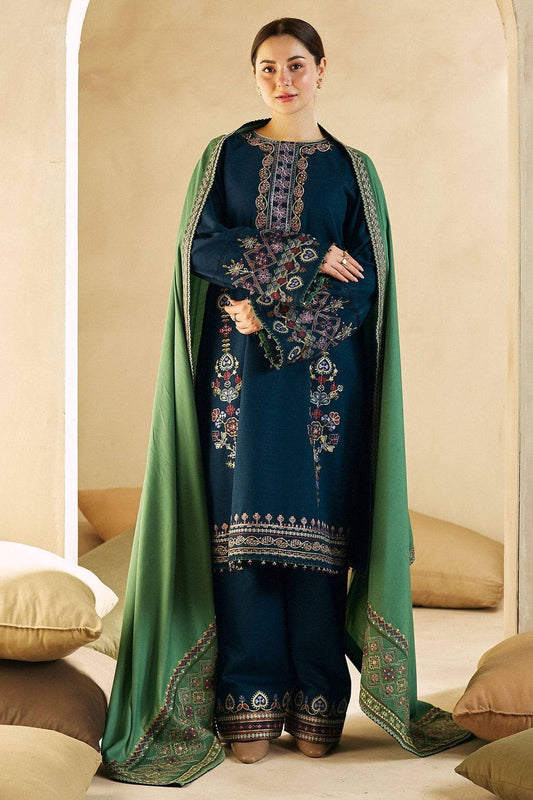 ZARA SHAH JAHAN- 3PC LAWN EMBROIDERED SHIRT LAWN EMBROIDERED DUPATTA AND TROUSER-BIC-3583
