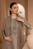 BATIK-3PC LAWN EMBROIDERED SHIRT WITH  ORGANZA EMBROIDERED DUPATTA AND EMBROIDERED  TROUSER-BIC-3692