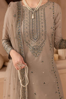 BATIK-3PC LAWN EMBROIDERED SHIRT WITH  ORGANZA EMBROIDERED DUPATTA AND EMBROIDERED  TROUSER-BIC-3692
