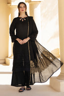 MIRAKHI-3PC LAWN CHIKENKARI EMBROIDERED SHIRT WITH LAWN JAQUARD PRINT DUPATTA -BIC-5200