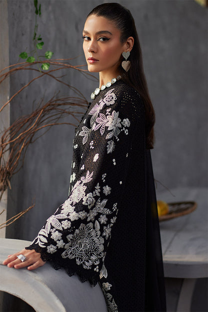 SUFFUSE- 3PC LAWN EMBROIDERED SHIRT WITH ORGANZA HEAVY EMBROIDERED CUTWORK DUPATTA-BIC-2790