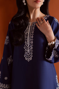 BATIK-2PIECE DHANAK EMBROIDERED SHIRT WITH DHANAK EMB SLEEVES-BIC-15013