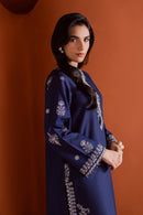 BATIK-2PIECE DHANAK EMBROIDERED SHIRT WITH DHANAK EMB SLEEVES-BIC-15013