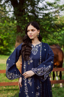 BATIK-3PC DHANAK EMBROIDERED SHIRT WITH CHIFFON EMBROIDERED DUPATTA AND TROUSER-BIC-5029