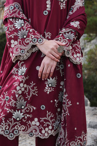 IMAGE-3PC LAWN EMBROIDERED SHIRT WITH CHIFFON EMBROIDERED DUAPATTA AND TROUSER-BIC-3715
