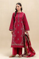 SAPPHIRE-3PC LAWN EMBROIDERED SHIRT WITH CHIFFON PRINTED DUPATTA AND TROUSER-BIC-4627