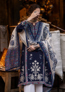BATIK-3PC LAWN EMBROIDERED SHIRT WITH CHIFFOON PRINT DUPATTA AND EMB TROUSER-BIC-4603