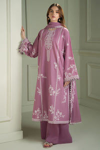 CROSS STITCH-3PC LAWN EMBROIDERED SHIRT WITH CHIFOON MBROIDRERD DUPATTA & TROUSER-BIC-4501