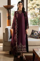 IZEL-3PC LAWN EMBROIDERED SHIRT WITH KHAADI EMBROIDERED DUPATTA & TROUSER-BIC-4504