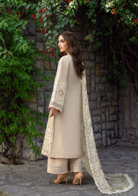 ELAF-3PC LAWN EMBROIDERED SHIRT WITH CHIFFON PRINTED EMBROIDERED DUPATTA AND TROUSER-BIC-4808